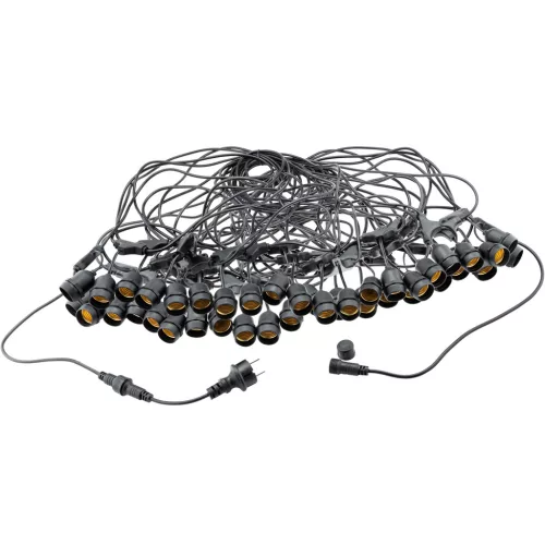 Outdoor Garden Girland MALUS fénylánc 20m 40x E27 Lumiled