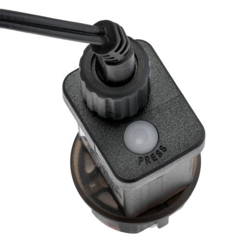 Kerti füzér kültéri fényfüzér 20m 60x LED + 2 izzó 12W meleg 2700K DOLLIS2 LUMILED