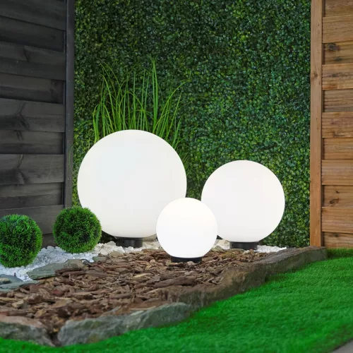 Kültéri kerti lámpa LED BALL 20CM E27 IP65 LUMIKULA2 LUMILED