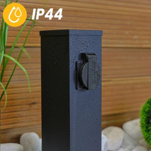 Kültéri álló kerti oszlop 230V 30cm 2x konnektor