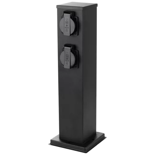 IBERI kültéri álló kerti oszlop 230V 40cm 4x LUMILED konnektor