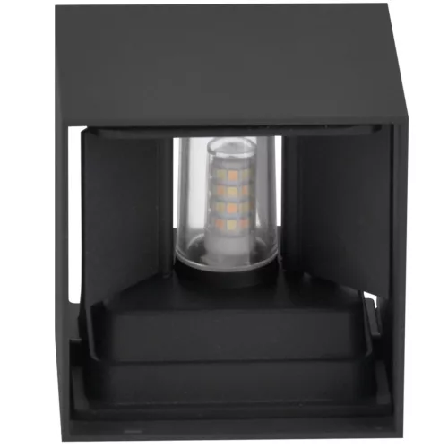 LED kerti fali lámpa G9, felfelé állítható, alul fekete PYXIS LUMILED