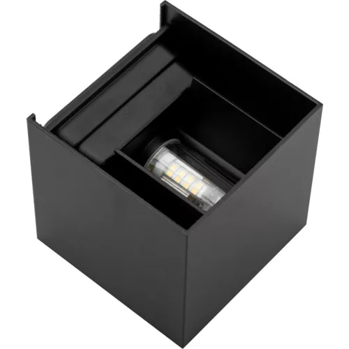 LED kerti fali lámpa G9, felfelé állítható, alul fekete PYXIS LUMILED