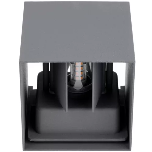 LED kerti fali lámpa G9, felfelé állítható, alul grafit PYXIS LUMILED