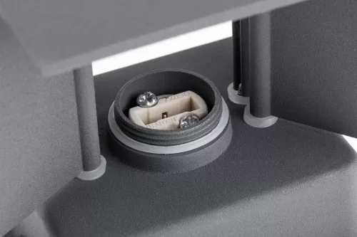 LED kerti fali lámpa G9, felfelé állítható, alul grafit PYXIS LUMILED