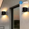 Kerti fali lámpa LED G9 állítható, kerek tetejű alsó fekete PYXIS LUMILED