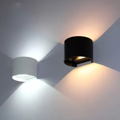 Kerti fali lámpa LED G9 állítható, kerek tetejű alsó grafit PYXIS LUMILED
