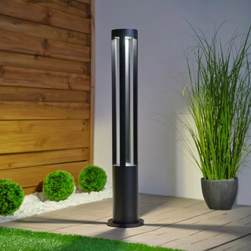 Kerti lámpa kültéri oszlopon álló 12W LED 4000K QUERO 80cm Lumiled