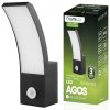 Kültéri kerti lámpa LED fali lámpa 12W 4000K mozgásérzékelő AGOS LUMILED