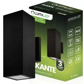   Kültéri kerti lámpa Fali lámpa GU10 LED IP65 AKANTE LUMILED