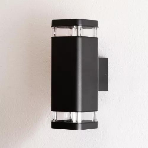 Kültéri kerti lámpa emelő fali lámpa 2x GU10 LED IP54 felső alsó EPSILO LUMILED