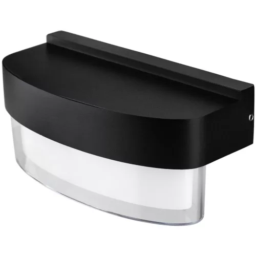 LED kültéri fali lámpa Kerti falikar meleg 4000K 5W IP54 SEVIA fekete LUMILED