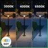 Kültéri kerti lámpa állólámpa CCT LED 12W 3000-6500K IP65 CORTUS LUMILED