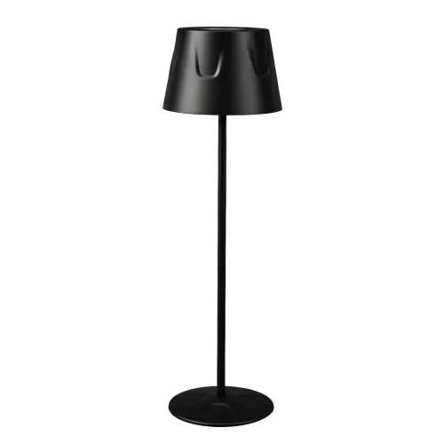 LED kerti lámpa, álló, dekoratív, asztali, éjszakai, USB, szabályozható, érintős, fekete, FIORA LUMILED