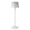 LED kerti lámpa, álló, dekoratív, asztali, éjszakai, USB, szabályozható, érintős, fehér, FIORA LUMILED