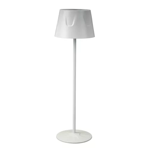 LED kerti lámpa, álló, dekoratív, asztali, éjszakai, USB, szabályozható, érintős, fehér, FIORA LUMILED