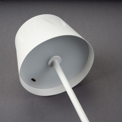 LED kerti lámpa, álló, dekoratív, asztali, éjszakai, USB, szabályozható, érintős, fehér, FIORA LUMILED