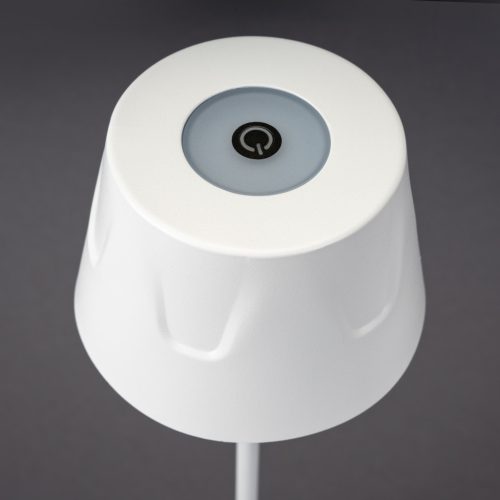 LED kerti lámpa, álló, dekoratív, asztali, éjszakai, USB, szabályozható, érintős, fehér, FIORA LUMILED