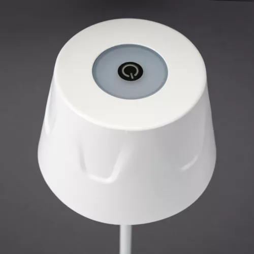 LED kerti lámpa, álló, dekoratív, asztali, éjszakai, USB, szabályozható, érintős, fehér, FIORA LUMILED
