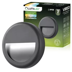   Kültéri lépcsőfali LED kerti lámpa 4W CCT 3000-6500K IP65 VIREO LUMILED