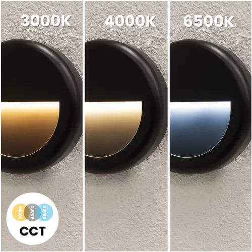 Kültéri lépcsőfali LED kerti lámpa 4W CCT 3000-6500K IP65 VIREO LUMILED