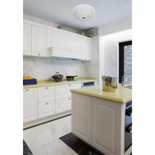 Felületre szerelt LED mennyezeti lámpa REGIS 2x E27 IP44 mozgás- és szürkületérzékelővel, fehér kerek 30 cm LUMILED