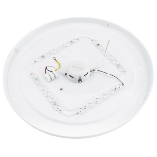 LED mennyezeti lámpa Felületre szerelt NOTUS 2 12W Kerek 26 cm IP44 LUMILED