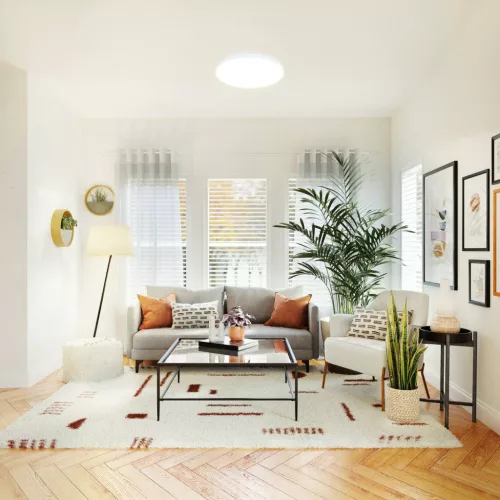 LED mennyezeti lámpa, felületre szerelt 18W NOTUS 2 kerek IP44 33 cm LUMILED