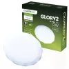LED mennyezeti lámpa Felületre szerelt 12W IP44 Round GLORY 2 DIAMOND 26cm LUMILED