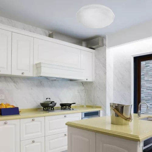 LED mennyezeti lámpa Felületre szerelt 12W IP44 Round GLORY 2 DIAMOND 26cm LUMILED