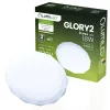 LED mennyezeti lámpa, felületre szerelt 18W IP44 kerek GLORY 2 gyémánt 33cm LUMILED