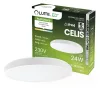 LED mennyezeti lámpa, felületre szerelt 24W 4000K 2500lm 104 lm/W CELIS kerek IP44 fehér gyűrű ALS LUMILED