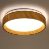 LED Mennyezeti Lámpatest Felületre Szerelhető Panel Mennyezeti Lámpatest WOODY 18W 4000K Kerek IP44 27cm LUMILED