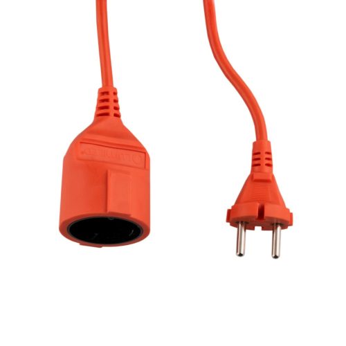 Kerti hosszabbító kábel építési szimpla 1 aljzat 20m narancssárga zsinór GRIDEN Lumiled