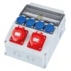 Elektromos elosztószekrény biztosítékokkal LUMIBOX2 CAJA 12M 2x16A/5P 400V 4x230V Schuko LUMILED