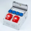 Elektromos elosztószekrény biztosítékokkal LUMIBOX2 CAJA 12M 2x16A/5P 400V 4x230V Schuko LUMILED