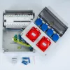 Elektromos elosztószekrény biztosítékokkal LUMIBOX2 CAJA 12M 2x16A/5P 400V 4x230V Schuko LUMILED