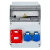 Elektromos elosztószekrény biztosítékokkal LUMIBOX3 LAGO 10M 16A/5P 400V 2x230V Schuko Lumiled
