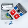 Elektromos elosztószekrény biztosítékokkal LUMIBOX4 CAJA 12M 16A/5P 32A/5P 2x230V Schuko 0/1 32A LUMILED