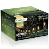 Napelemes kerti girland 40x LED dekoratív izzók 21,70m 3000K Meleg + Távirányító EREMI 2 LUMILED