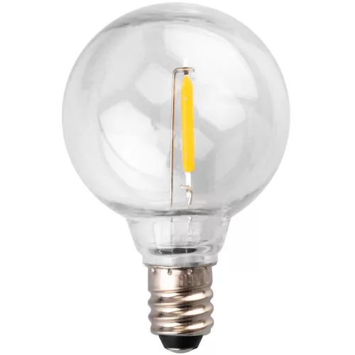 Kerti napelemes fényfüzér 12x LED dekoratív gömbökkel 6,55m 2700K meleg fehér + távirányító CALLIS2 LUMILED
