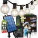 Kerti napelemes fényfüzér 75x LED dekoratív gömbökkel 45m 2700K meleg fehér + távirányító CALLIS2 LUMILED