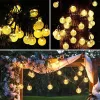 Kerti Solar Girland 50x LED dekoratív golyók 11,8 m 3000K meleg GALLA2 LUMILED
