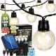Napelemes kerti fényfüzér 30 LED díszgömbök 10,6m 2700K meleg fehér + távirányító GLADI CONTROL LUMILED