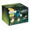 Napelemes kerti girland 22x LED dekoratív izzók 15m 2700K Meleg + Távirányító IP65 SOLLIS 2 LUMILED