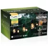 Napelemes kerti girland 15x LED dekoratív izzók 10,4 m 2700 K Meleg szín + SOLENA LUMILED távirányító
