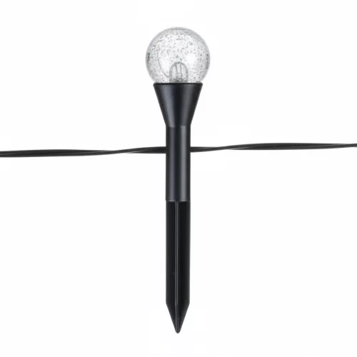 Napelemes kerti girland 20 LED leszúrható lámpákkal 5,80m HAKON LUMILED