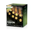 Napelemes kerti girland 20 LED leszúrható lámpákkal 5,80m HAKON LUMILED