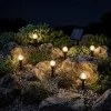 Napelemes kerti girland 20 LED leszúrható lámpákkal 5,80m HAKON LUMILED