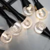 Napelemes kerti girland 20 LED leszúrható lámpákkal 5,80m HAKON LUMILED